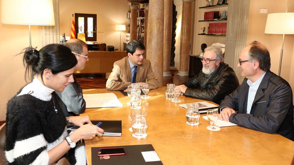 Reunió amb Marc Castells, President de la Diputació de Barcelona - 